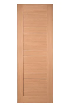 Lynporte Porte seule isoplane 1 Panneau CASSIOPEIA bois chêne européen 2040 x 830- Porte Nue