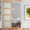 Lynporte Porte Nue<Porte seule NOVA2 bois hêtre 4 Vitrages 2040 x 930