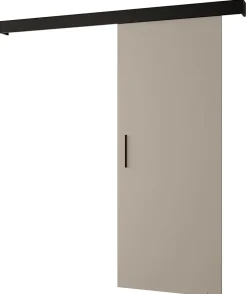 Abiks Meble Porte Coulissante<Portes coulissantes Salwador I 90x204 cm (Cachemire / Noir / Noir)