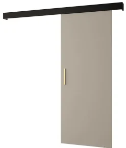Abiks Meble Portes coulissantes Salwador I 70x204 cm (Cachemire / Noir / Or)- Porte Coulissante
