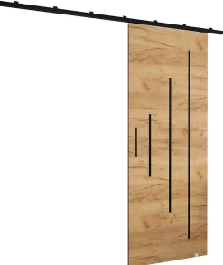 Abiks Meble Porte Coulissante<Portes coulissantes Zonda Y 80x204 cm (Chêne Craft)