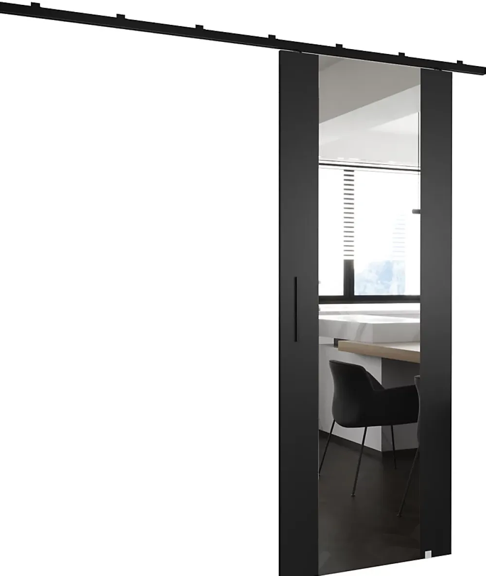 Abiks Meble Porte Coulissante<Portes coulissantes Zonda II 80x204 cm (Noir)