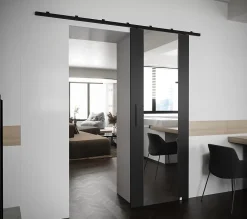 Abiks Meble Porte Coulissante<Portes coulissantes Zonda II 80x204 cm (Noir)