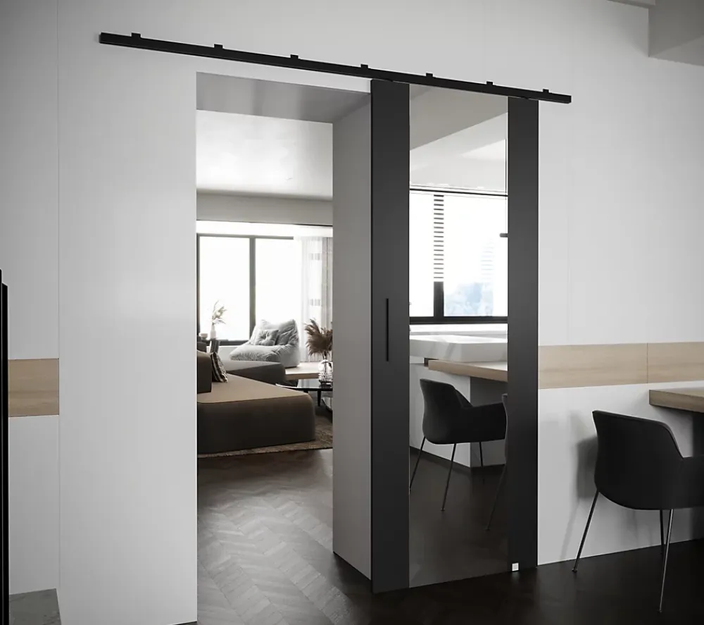 Abiks Meble Porte Coulissante<Portes coulissantes Zonda II 80x204 cm (Noir)