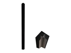 Vente-unique Verrière<Poteau d'angle pour verrière atelier en aluminium thermolaqué 130 cm noir - BAYVIEW