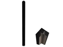 Vente-unique Verrière<Poteau d'angle pour verrière atelier en aluminium thermolaqué 130 cm noir - BAYVIEW