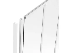 Vente-unique Verrière<Poteau de terminaison pour verrière en aluminium thermolaqué - H105 cm - Blanc - BAYVIEW