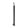 AICA Sanitaire Accessoire D'Escalier<Poteau Garde-Corps en aluminium noir L.890 mm - Pose suspendue ou latérale, idéal intérieur et extérieur