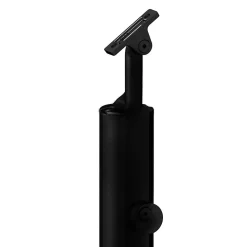 Fortia Garde-Corps, Balustrade<Poteau pose applique BARRANCO BLACK balustrade aluminium noir H.113,7 cm
