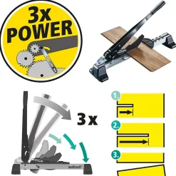 Wolfcraft Outils Parquet Et Sol Stratifié<Presse coupante pour sols stratifiés VLC1000