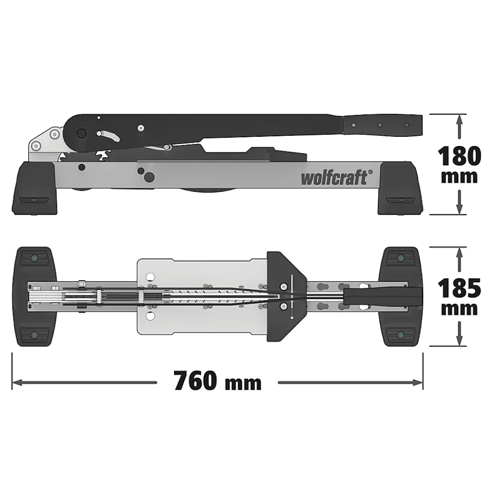 Wolfcraft Outils Parquet Et Sol Stratifié<Presse coupante pour sols stratifiés VLC1000