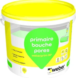 Weber Primaire d'adhérence pour supports absorbants .PRIM RP - Seau de 25 Kg- Joint Carrelage Sol