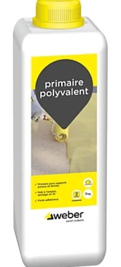 Weber Saint-Gobain Ragréage Et Primaire Pour Carrelage<Primaire polyvalent multi-surfaces Weber 1kg