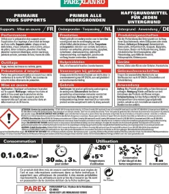 Parexlanko Ragréage Et Primaire Pour Carrelage<Primaire tous supports 0,5L