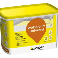 Weber Primaire PRIM UNIVERSEL - Seau de 10 kg- Joint Carrelage Sol