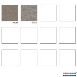 Profhome Papier Peint<369281-GU Papier peint à motifs graphiques légèrement texturé subtilement chatoyant 5,33 m2