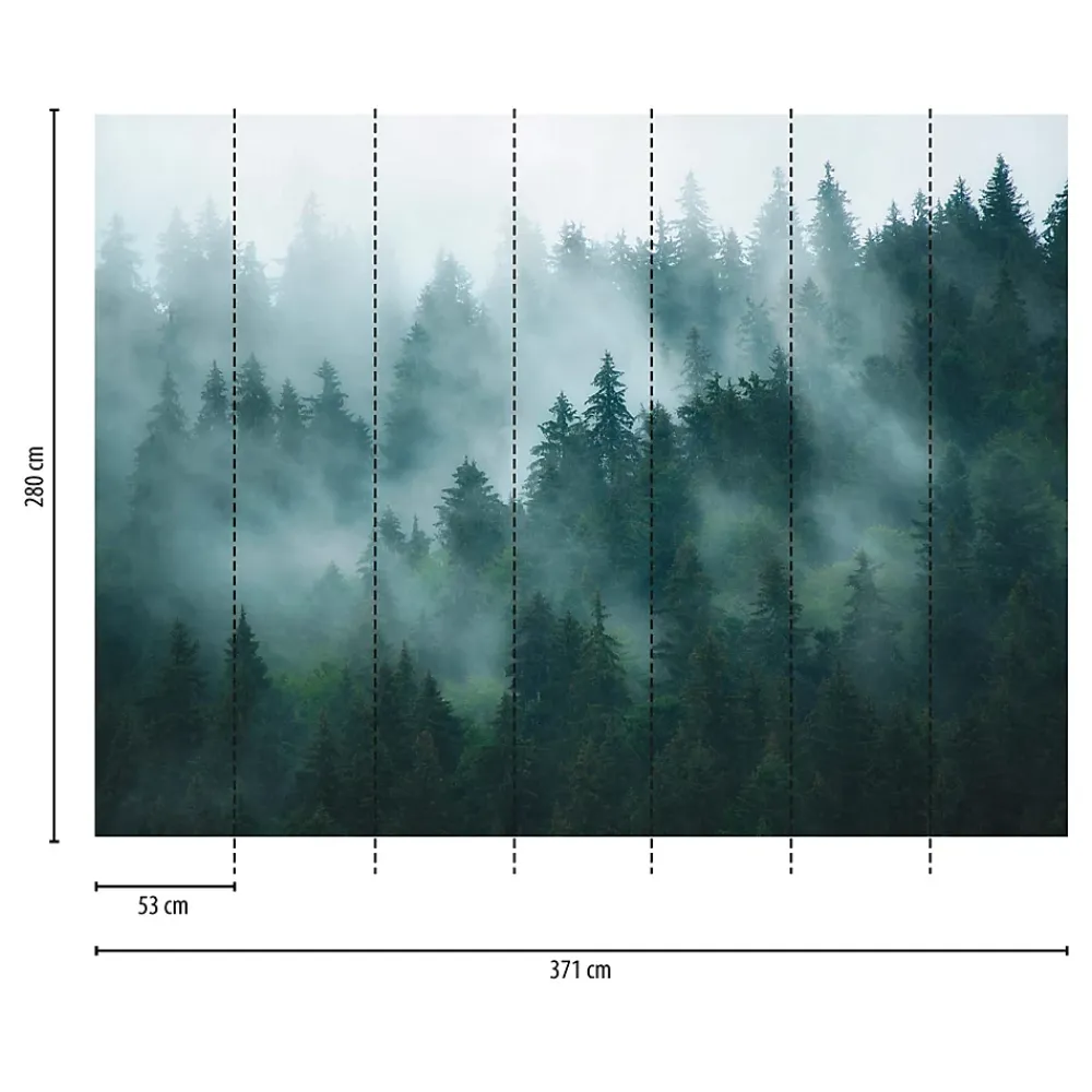 Profhome 398981-GU Papier peint photo lisse mat 3,71 m x 2,8 m- Papier Peint Panoramique