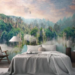 Profhome Papier Peint Panoramique<399081-GU Papier peint photo lisse mat 3,71 m x 2,8 m