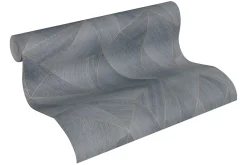 Profhome Papier Peint<361333-GU Papier peint à motifs graphiques lisse mat 5,33 m2