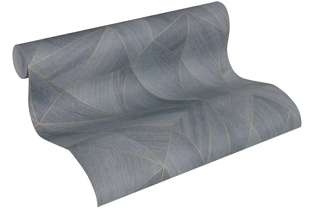 Profhome Papier Peint<361333-GU Papier peint à motifs graphiques lisse mat 5,33 m2