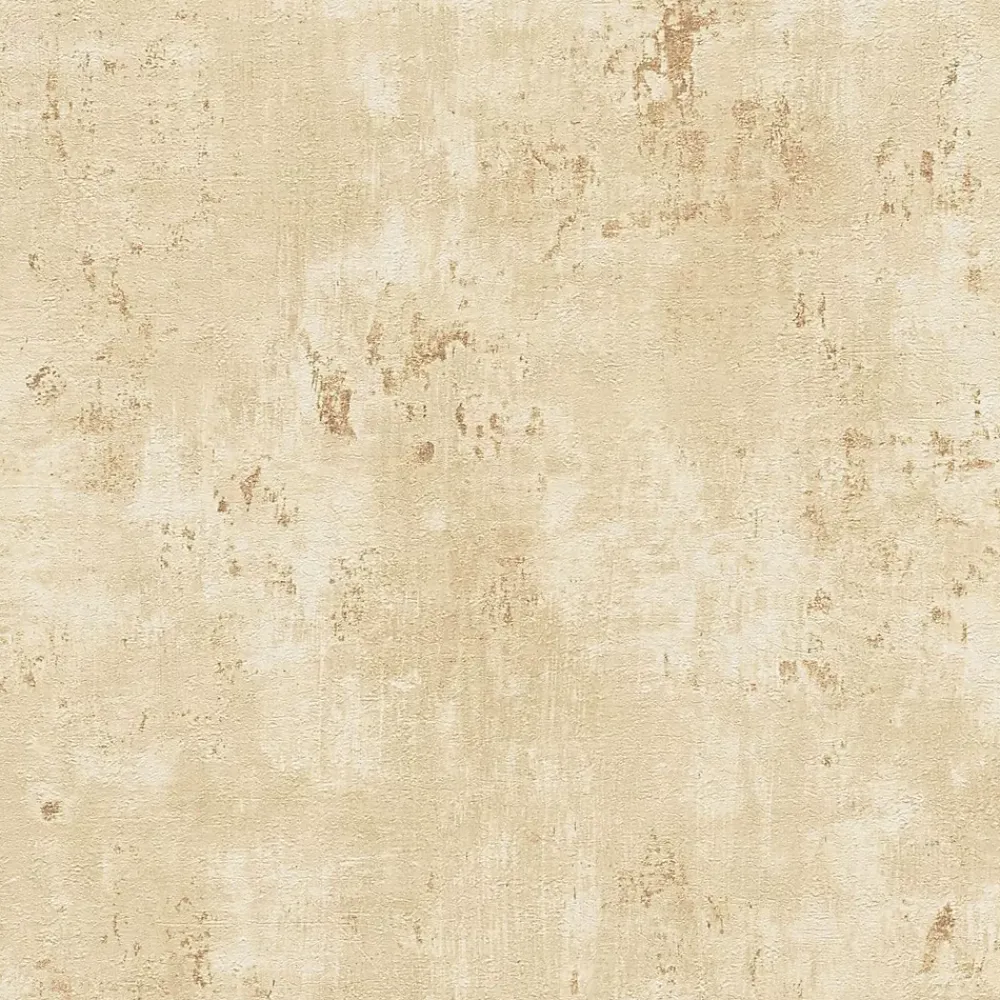 Profhome Papier Peint<396705-GU Papier peint aspect crépi texturé et des accents métalliques 5,33 m2