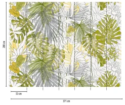 Profhome 382321-GU Papier peint photo lisse mat 3,71 m x 2,8 m- Papier Peint Panoramique