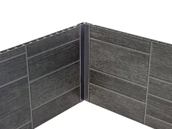 Grosfillex Lambris Mural<Profil d'angle de finition clipsable 5/8 mm carbone