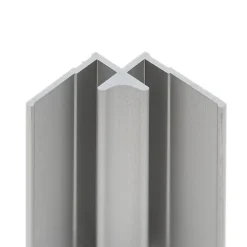 Schulte Profilé d'angle intérieur pour panneaux muraux DécoDesign, alu argenté- Panneau Mural De Salle De Bains