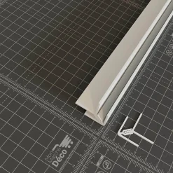 Tecnoprofils Lambris Mural<Profil d'Angle PVC Clipsable 8 mm - Longueur 2.60 m - Blanc