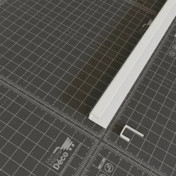Tecnoprofils Lambris Mural<Profil d'Arrêt PVC 8 mm - Longueur 2.60 m - Blanc