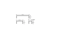 Ilcom Profilé Carrelage<Profilé décoratif C en acier inoxydable pour carrelage Cuivre poli - 20 mm x 2700 mm x 0,65 ep.