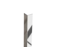 Ilcom Profilé Carrelage<Profilé décoratif L Angle extérieur en acier inoxydable 30 mm x 30 mm x 2700 mm - argent poli