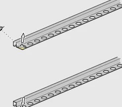 Ilcom Profilé décoratif Li Angle intérieur en acier inoxydable 30 mm x 30 mm x 2700 mm - cuivre poli- Profilé Carrelage