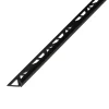 Diall Profilé de carrelage intérieur rond PVC noir lisse L.2,5m x l.2,65 cm x ep.6mm- Profilé Carrelage