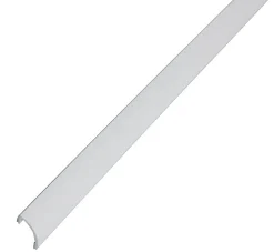 Diall Profilé de carrelage intérieur PVC auto-adhésif courbé blanc L.250 x l. 1.94 x Ep. 0,1 cm- Profilé Carrelage