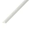 Diall Profilé de carrelage intérieur rond PVC blanc lisse L.2,5m x l.3,1 cm x ep.12,5mm- Profilé Carrelage