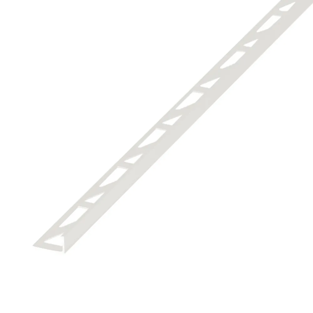Diall Profilé Carrelage<Profilé de carrelage intérieur droit aluminium gris taupé L.2,5m x l.2,2cm x ep.8mm