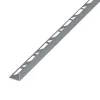 Diall Profilé de carrelage intérieur droit aluminium argent anodisé mat L.2,5m x l.2,2cm x ep.10mm- Profilé Carrelage