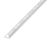 Diall Profilé de carrelage intérieur droit PVC blanc lisse L.2,5m x l.2,28cm x ep.12,5mm- Profilé Carrelage