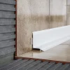 Diall Profilé de carrelage intérieur PVC auto-adhésif arrondi blanc L.250 x l. 1.74 x Ep. 0,14 cm- Profilé Carrelage