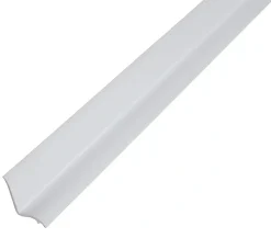 Diall Profilé de carrelage intérieur PVC auto-adhésif arrondi blanc L.250 x l. 1.74 x Ep. 0,14 cm- Profilé Carrelage