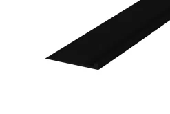 Quest Profil de dilatation en PVC 6x4mm, 2m, baguette souple de seuil et de jonction, noir- Plinthe Pour Sol En Vinyle Et Pvc