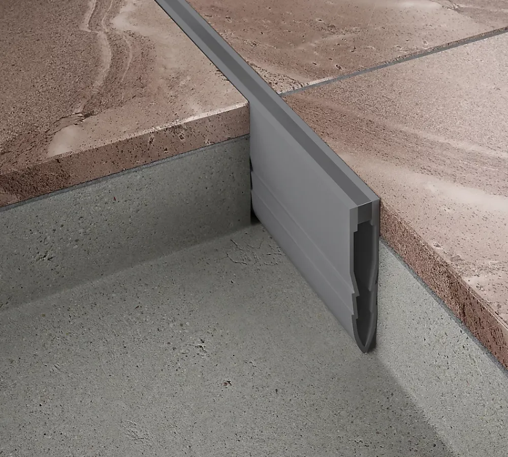 Diall Profilé Carrelage<Profilé de dilatation intérieur droit PVC gris lisse 8,5mmx250cm