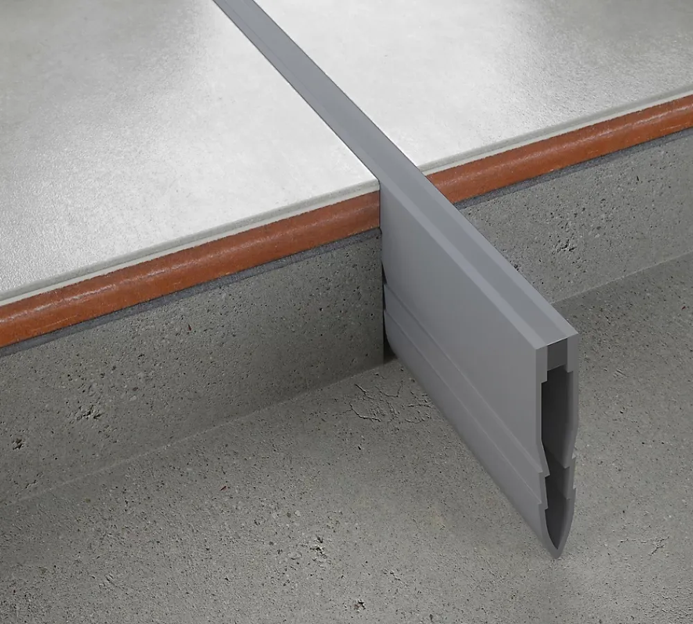 Diall Profilé Carrelage<Profilé de dilatation intérieur droit PVC gris lisse 8,5mmx250cm