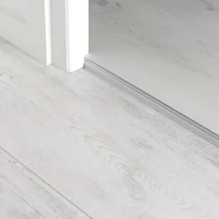 GoodHome Profilé de finition en U en aluminium pour sol , décor métal mat 10,5 x 930 mm- Profilé De Rénovation Pour Sol