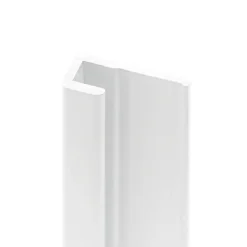 Schulte Panneau Mural De Salle De Bains<Profilé de finition H.255 x 1,7 cm, aluminium, blanc brillant, Deco Design