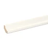 GoodHome Profilé de finition pour sol MDF Blanc 220 x 1,6 cm décor 10- Moulure|Plinthe Pour Parquet Et Stratifié