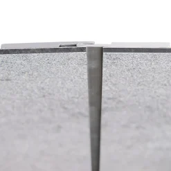 Schulte Profilé de jonction invisible H.255 x 3,3 cm, aluminium, argent, Deco Design vendu par 2- Panneau Mural De Salle De Bains