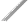 Diall Profilé Carrelage<Profilé de rattrapage extérieur droit aluminium brut argent lisse 32mmx100cm