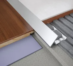 Diall Profilé Carrelage<Profilé de rattrapage extérieur droit aluminium brut argent lisse 32mmx100cm